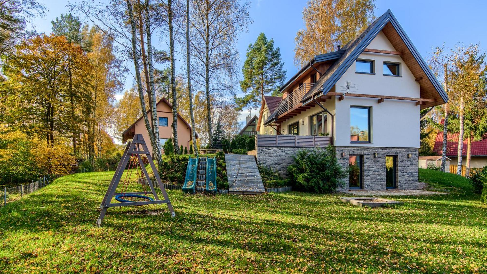 Mazursko - Komfortowe Domy 8 Osobowe Nad Jeziorem, Balia Lub Sauna Kretowiny Dış mekan fotoğraf
